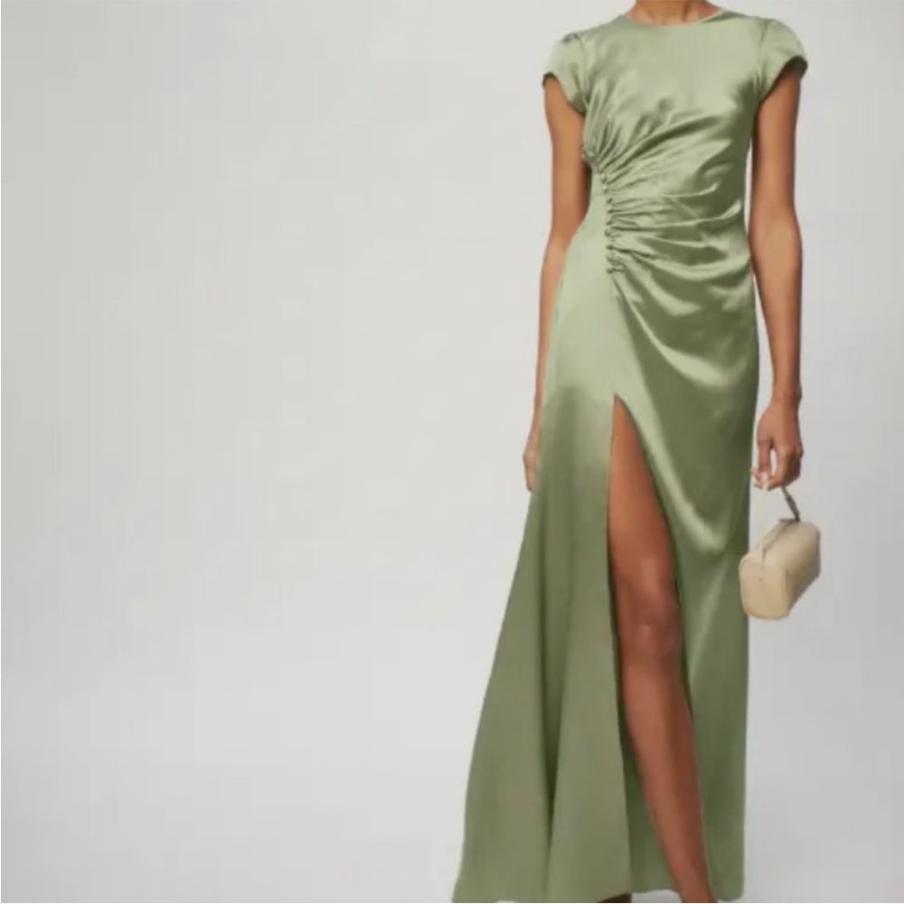 NWT Reformation Silk Birch Dress